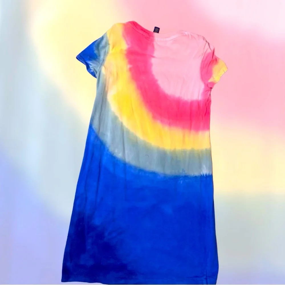 Ralph Lauren Tye Dye Dress (girls). Size: 8-10 - Picture 2 of 2